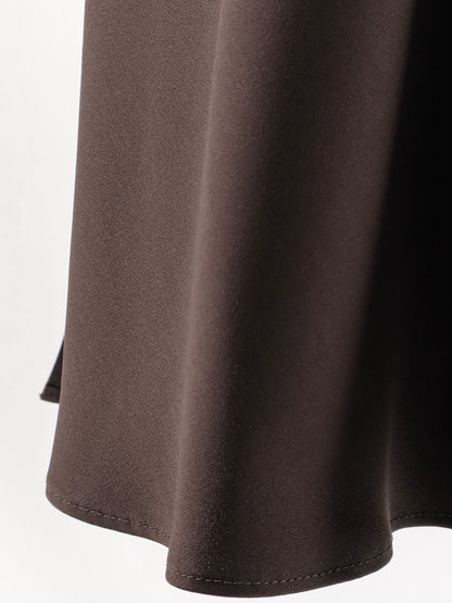 Satin long skirt thumbnail