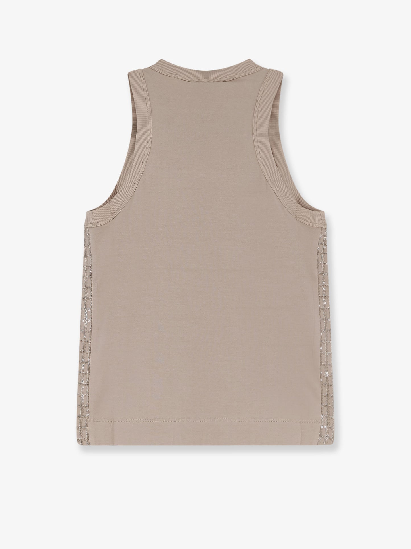 Dazzling pattern jersey tank top