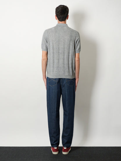 Linen and cotton blend cardigan thumbnail