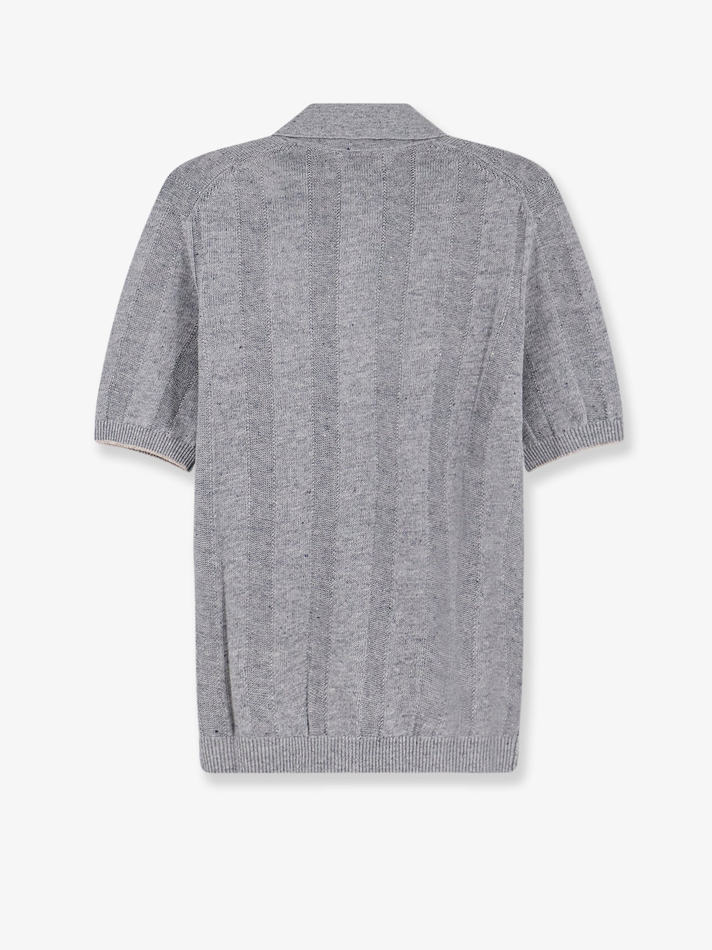 Linen and cotton blend cardigan