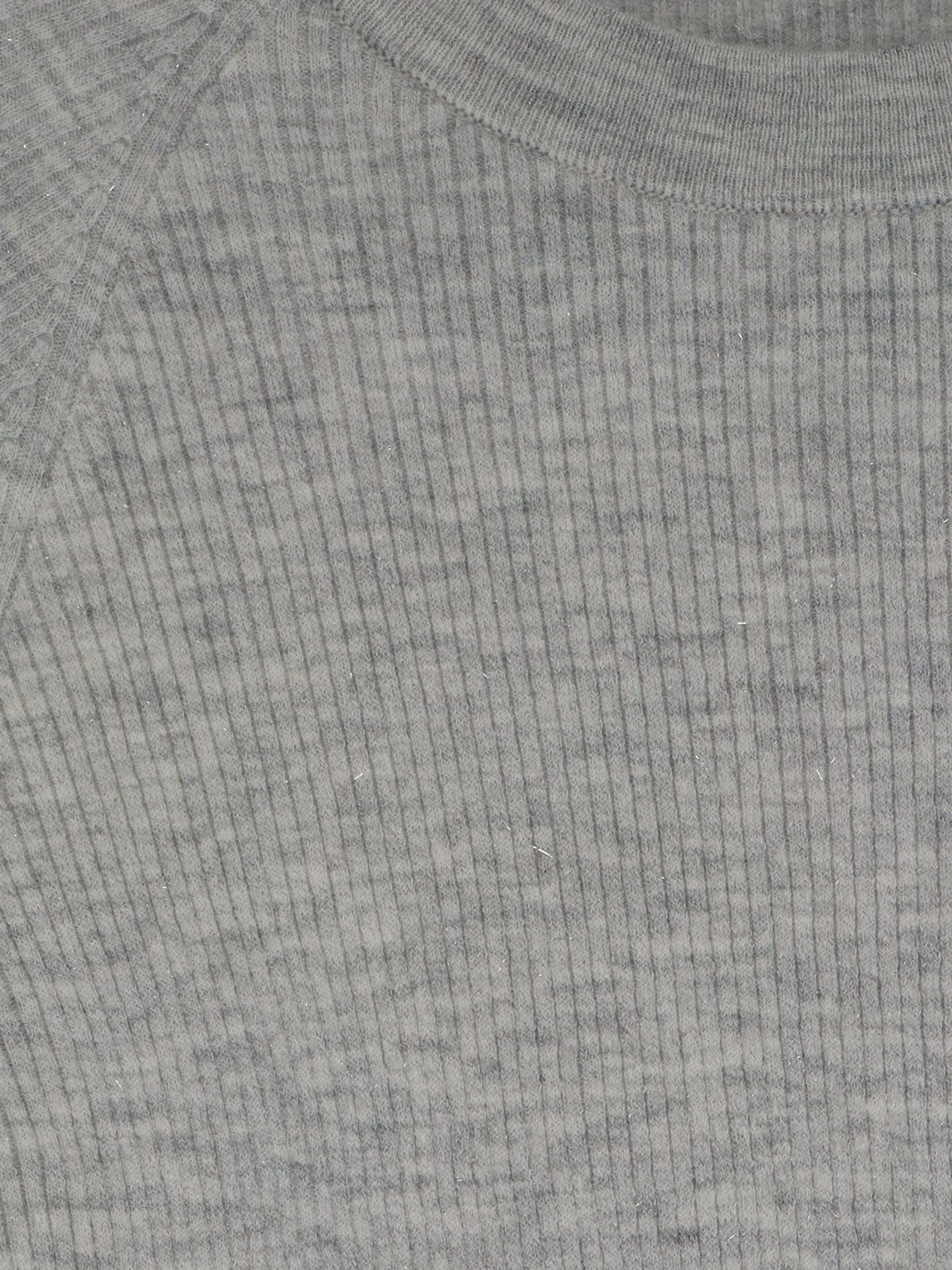 Cashmere and viscose blend lurex sweater