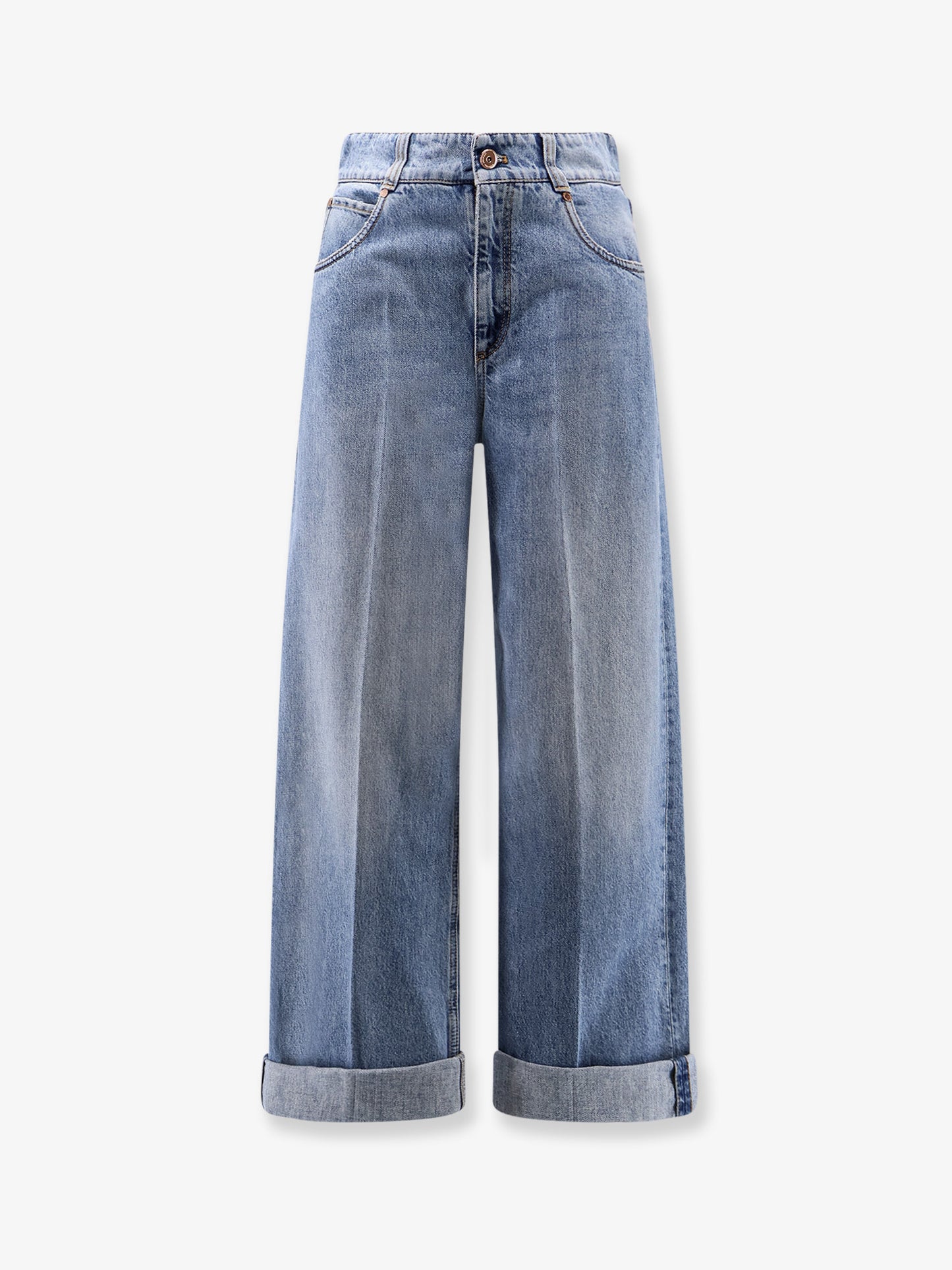 Jeans in blu denim