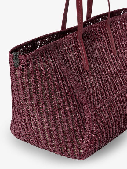 BC Duo raffia shoulder bag thumbnail