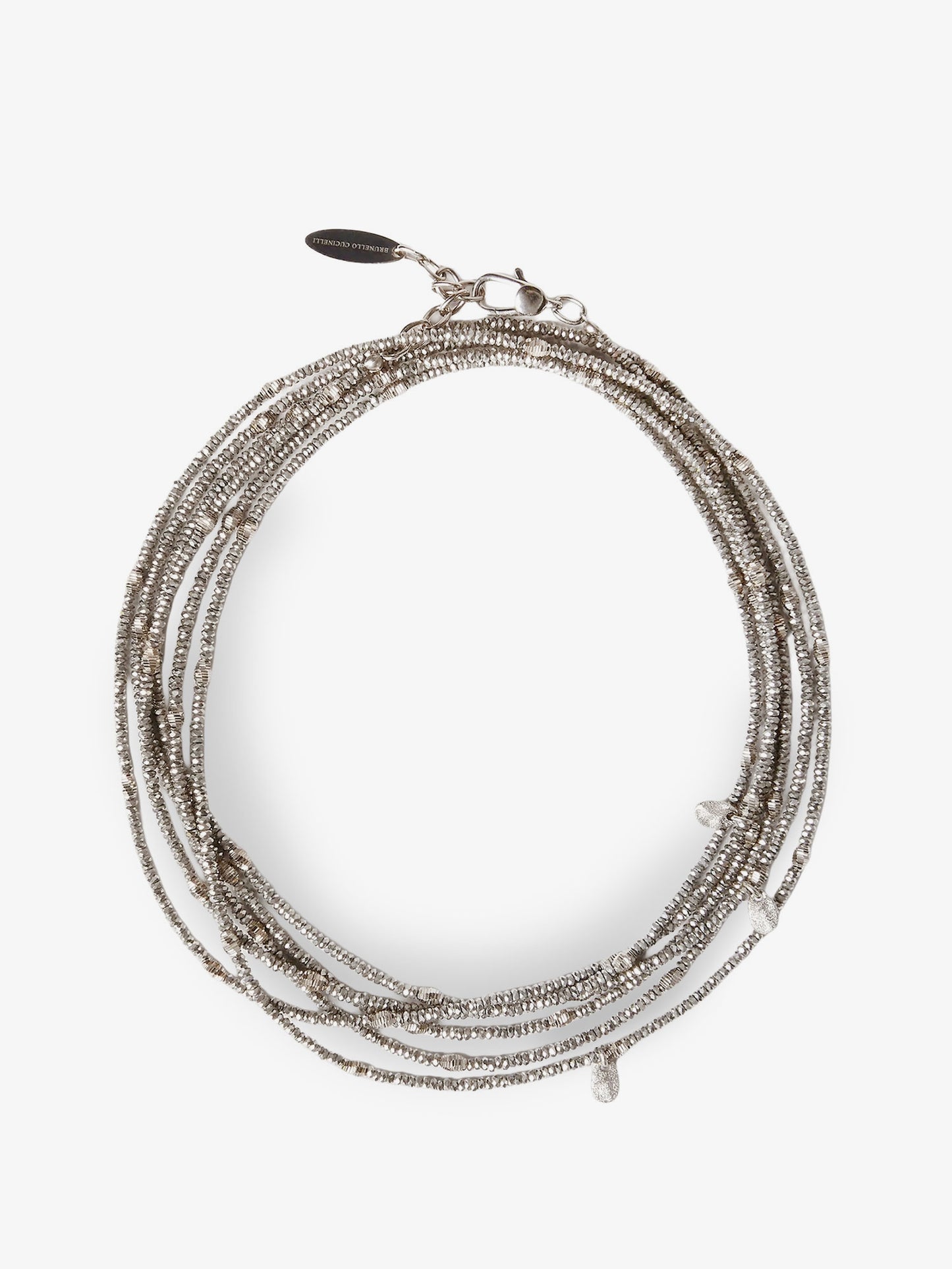Wrap hematite and 925 Sterling silver bracelet