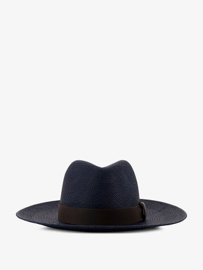 Raffia Fedora hat with Monili detail thumbnail