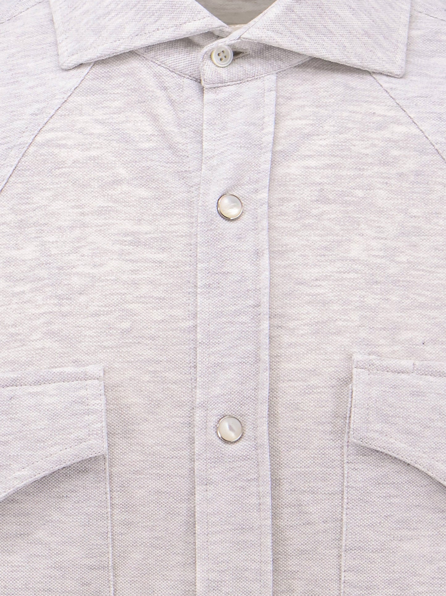 Leisure-fit cotton shirt