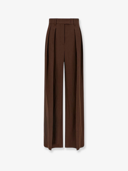 Viscose and linen trousers thumbnail
