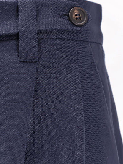 Viscose and linen bermuda shorts thumbnail