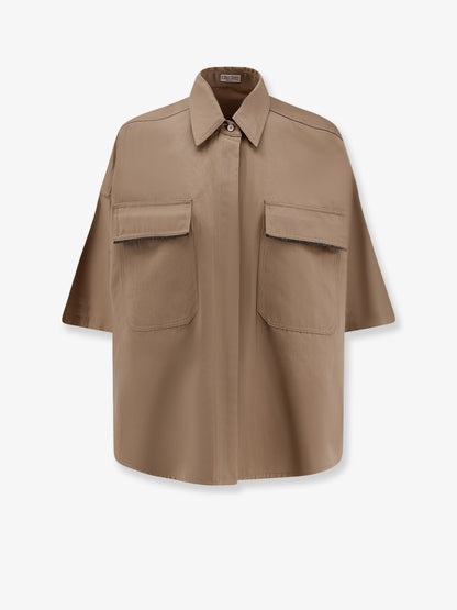 Linen and cotton blend shirt thumbnail