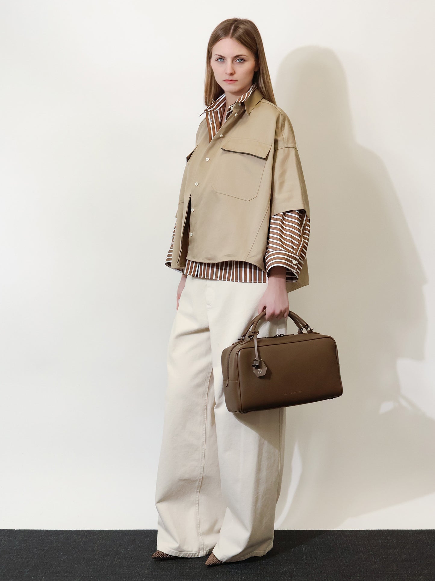 Linen and cotton blend shirt