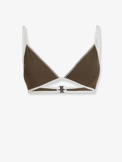 Nylon bikini top with Monile details thumbnail