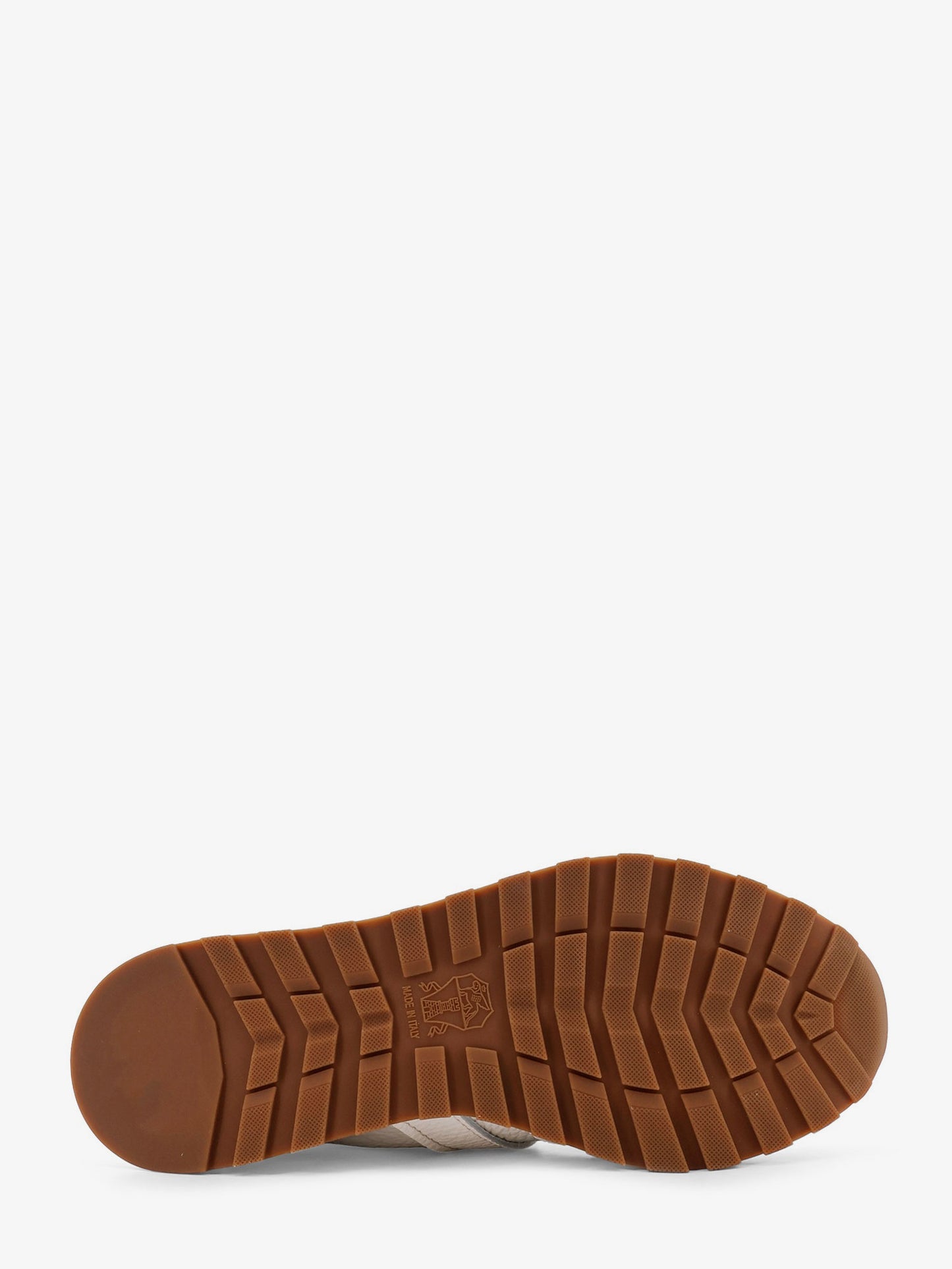 Leather sneakers with Monili on the back