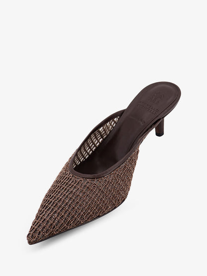 Leather sandals with Monili detail thumbnail