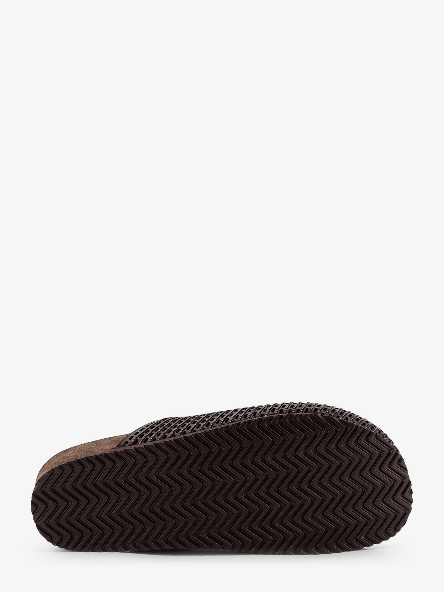 Leather sandals with Precious Net detail