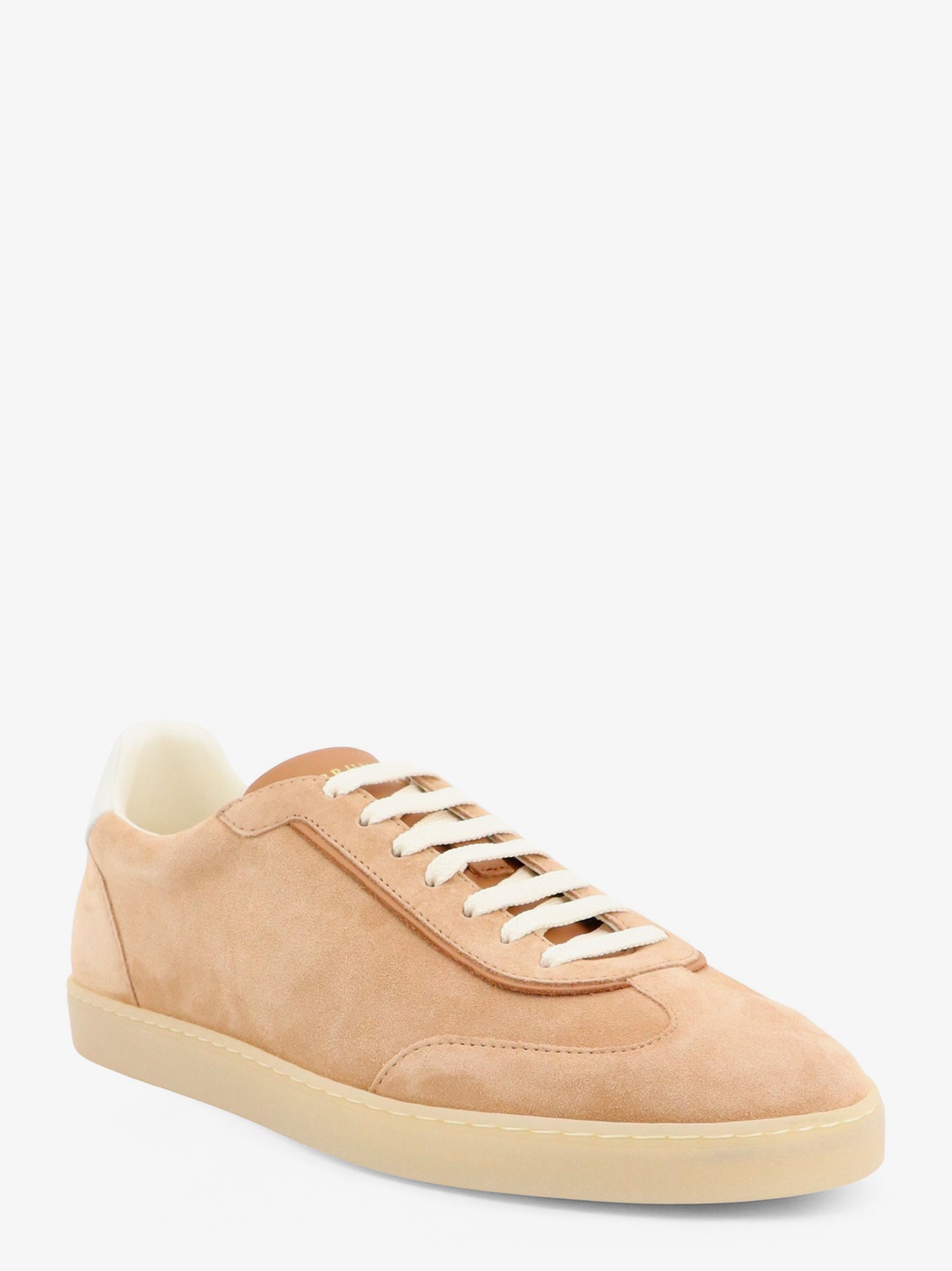 Suede and leather sneakers