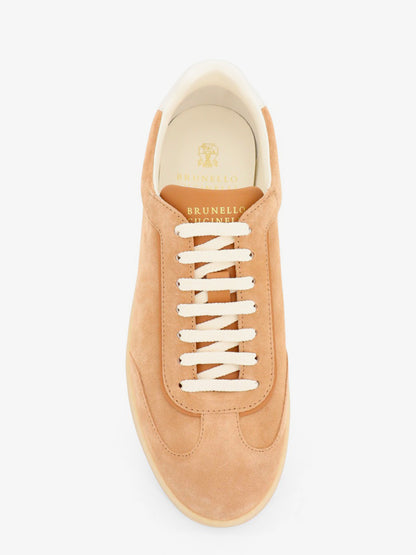 Suede and leather sneakers thumbnail