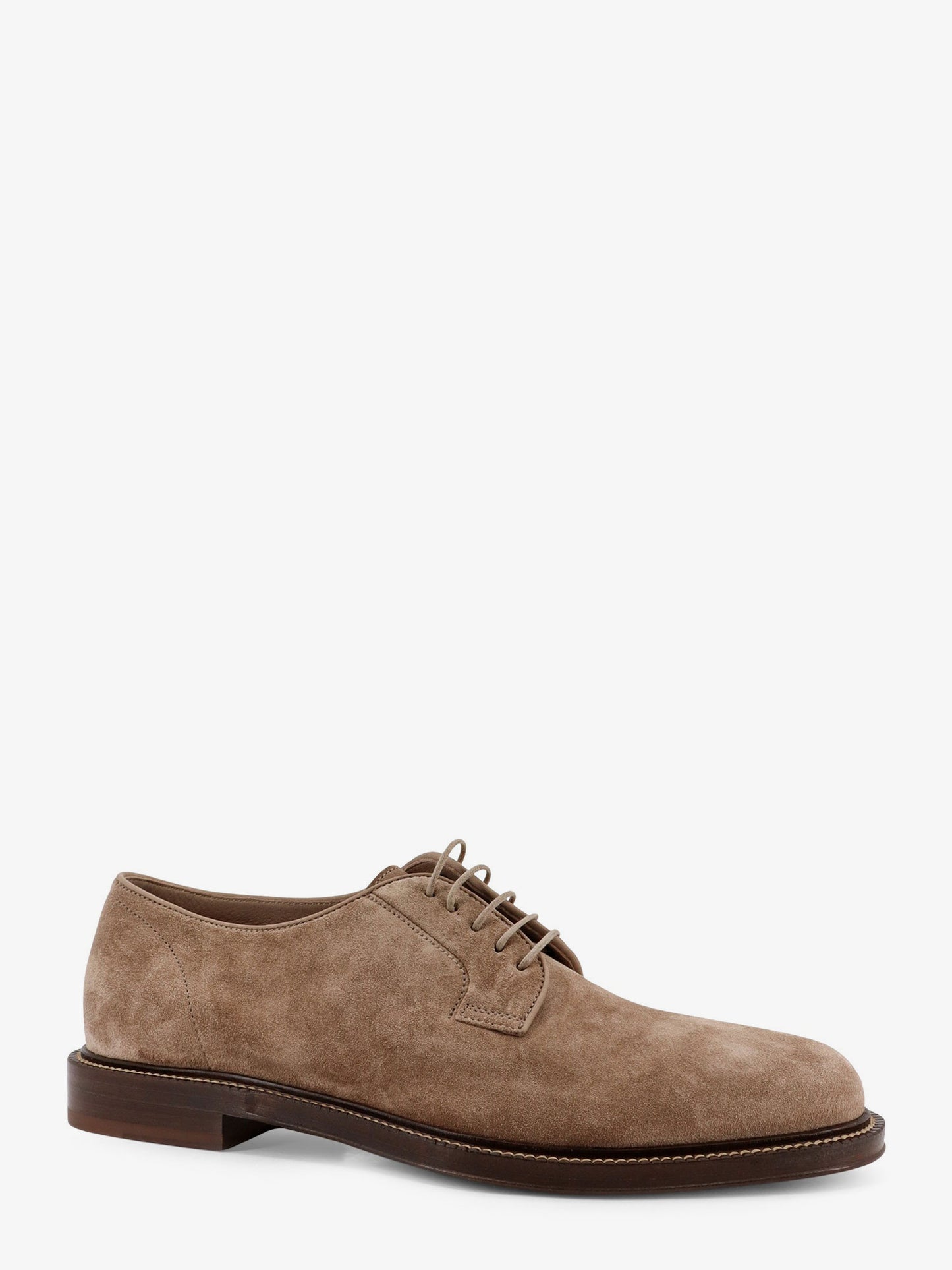 Suede lace-up