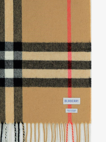 Giant Check cashmere scarf thumbnail
