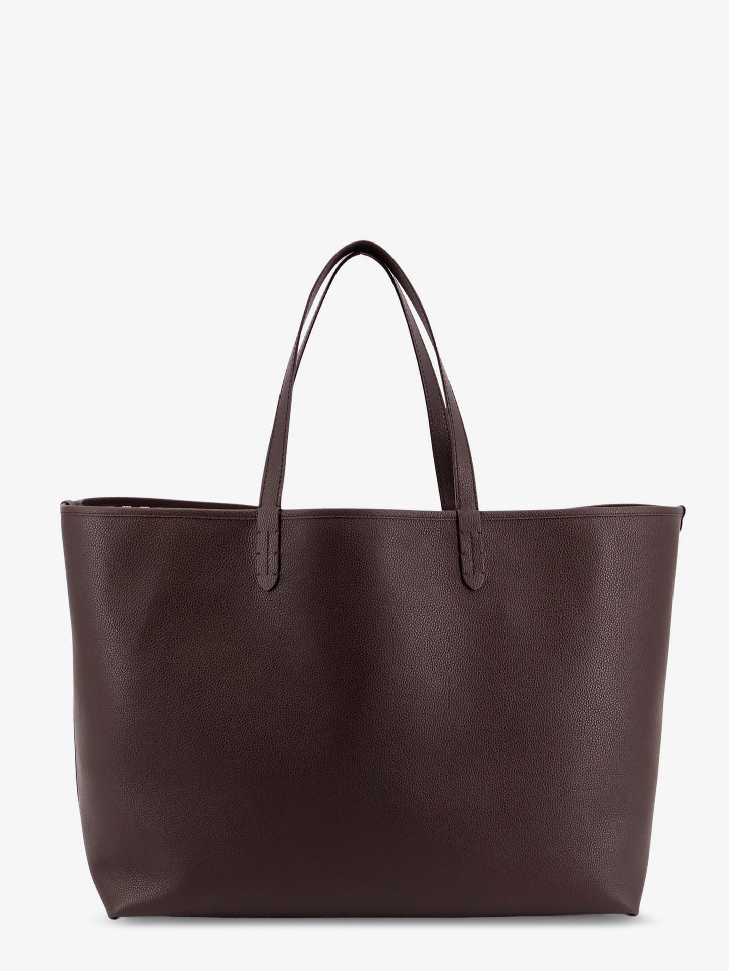 Reversible shopping bag with check pattern