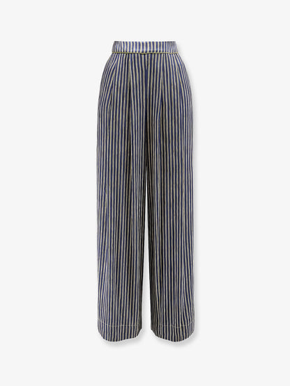Multicolor viscose and rayon trousers thumbnail