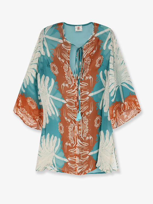Palme viscose and silk shirt