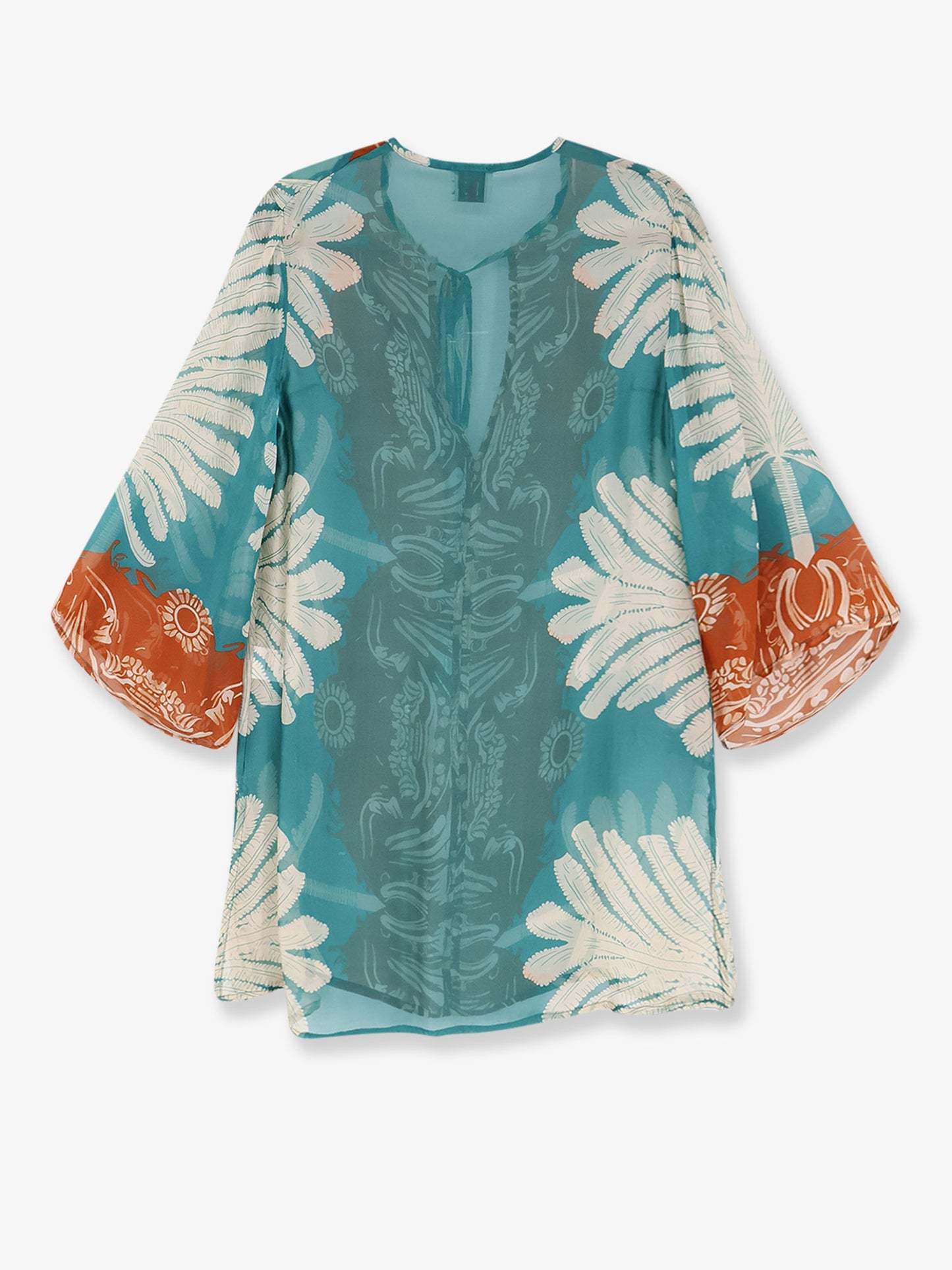 Palme viscose and silk shirt