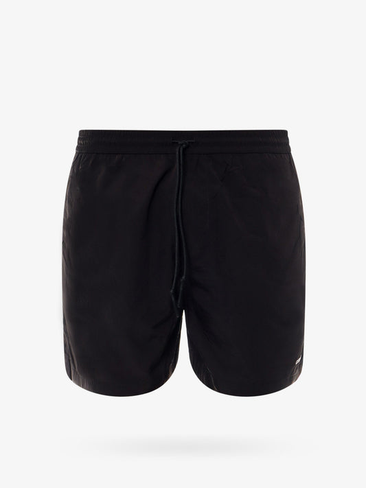 Nylon swim trunk with embroidered logo