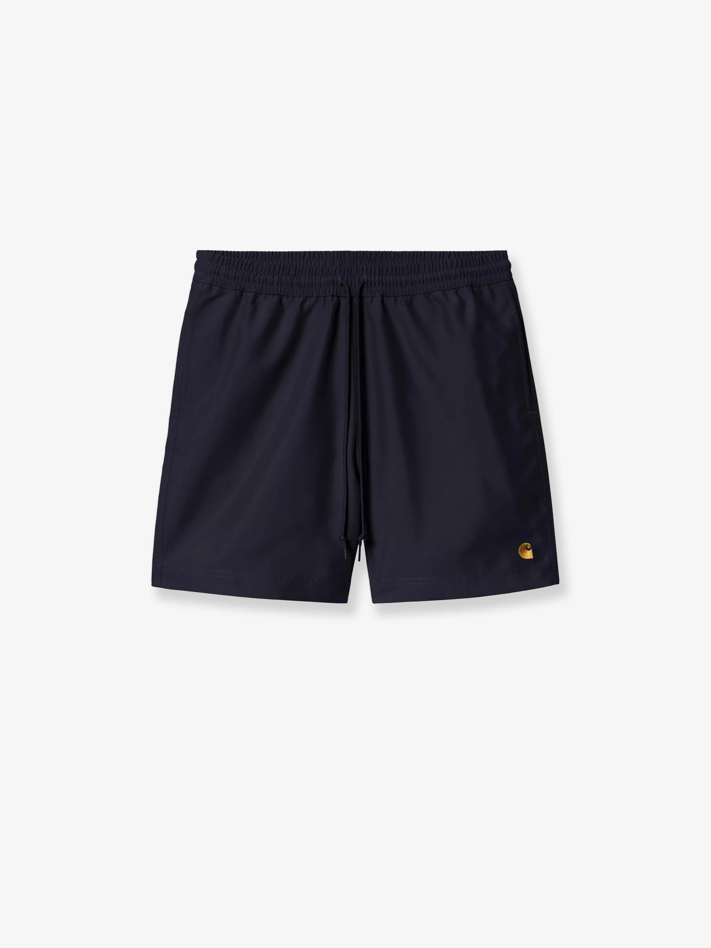Boxer mare in nylon con logo ricamato in contrasto