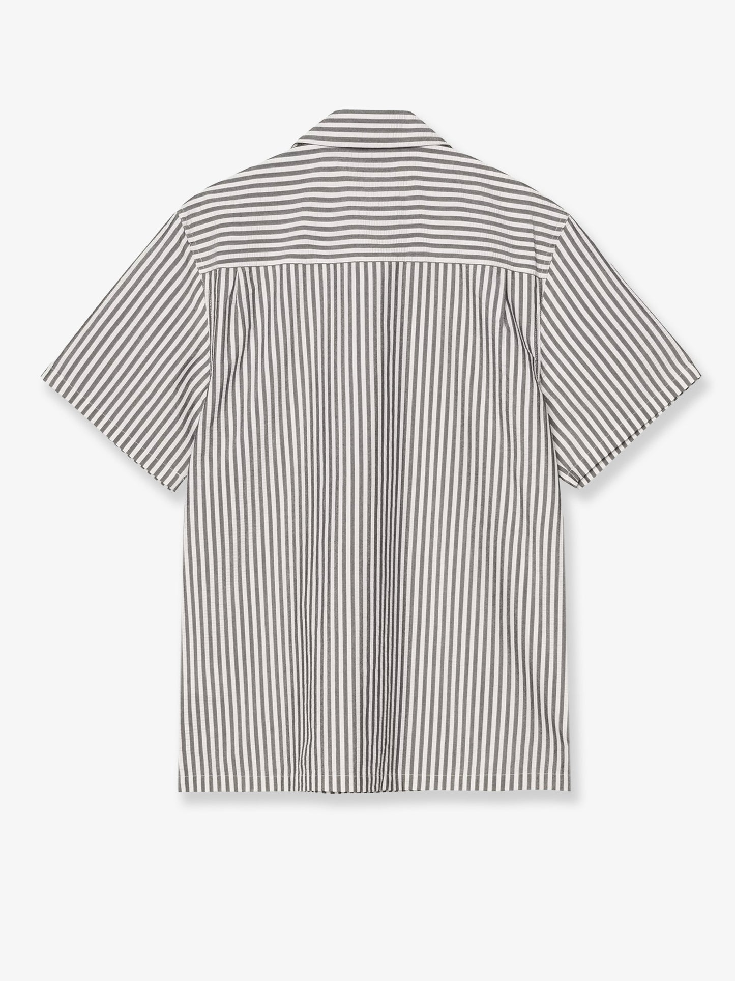 Level cotton blend shirt with striped pattern
