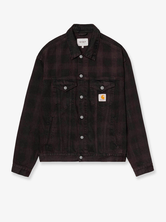 Everson denim jacket with front logo
