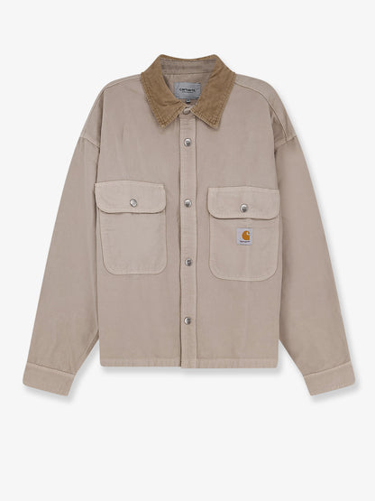 Giubbino Prescott in canvas con patch logo frontale thumbnail