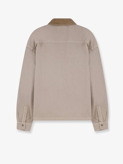 Giubbino Prescott in canvas con patch logo frontale thumbnail