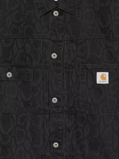 Belmar black denim jacket thumbnail
