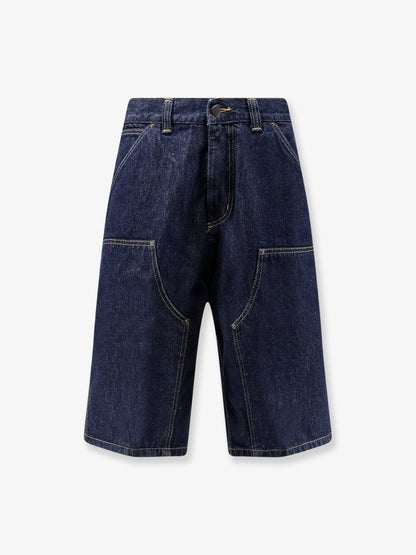 OG Double Knee blue denim shorts thumbnail