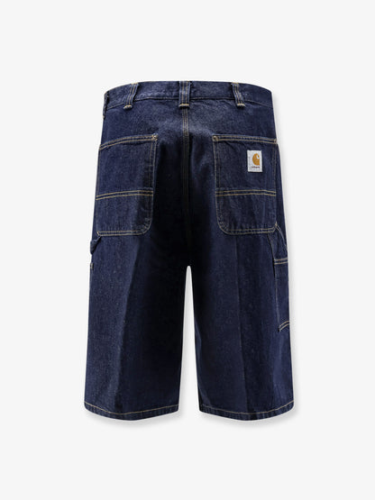OG Double Knee blue denim shorts thumbnail