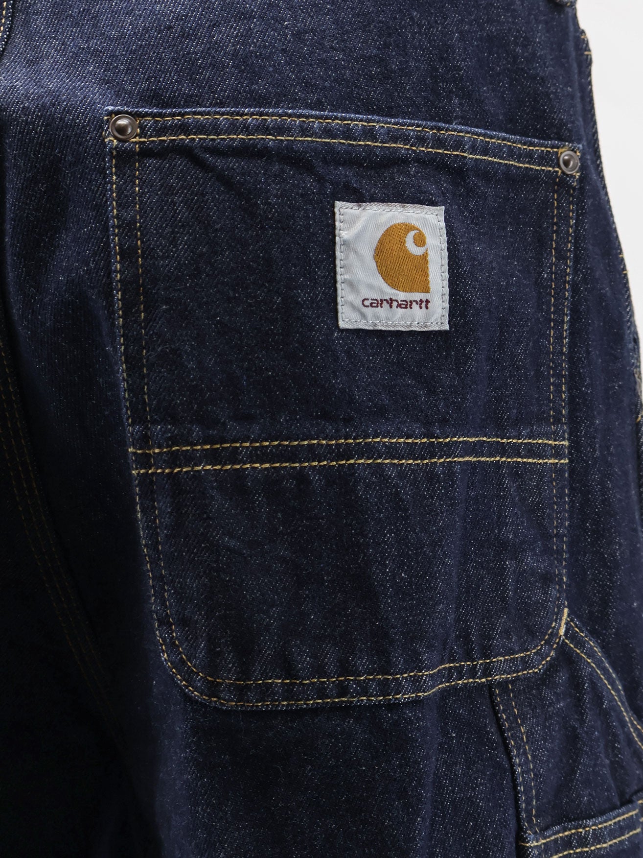 OG Double Knee blue denim shorts