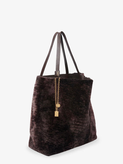 Spin shearling shoulder bag thumbnail