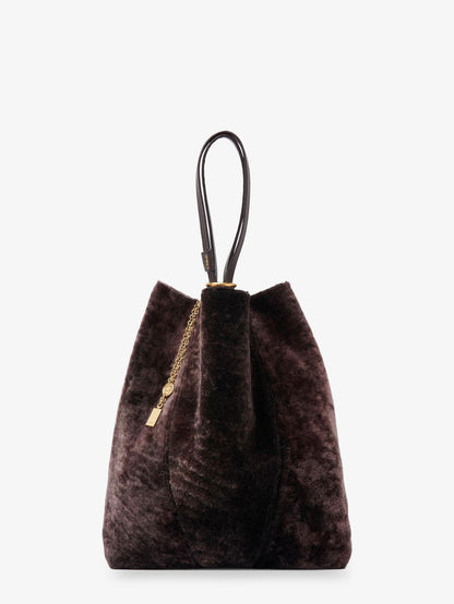 Spin shearling shoulder bag thumbnail