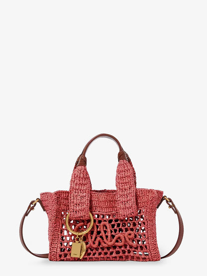 Summer Banana Raffia crossbody bag thumbnail