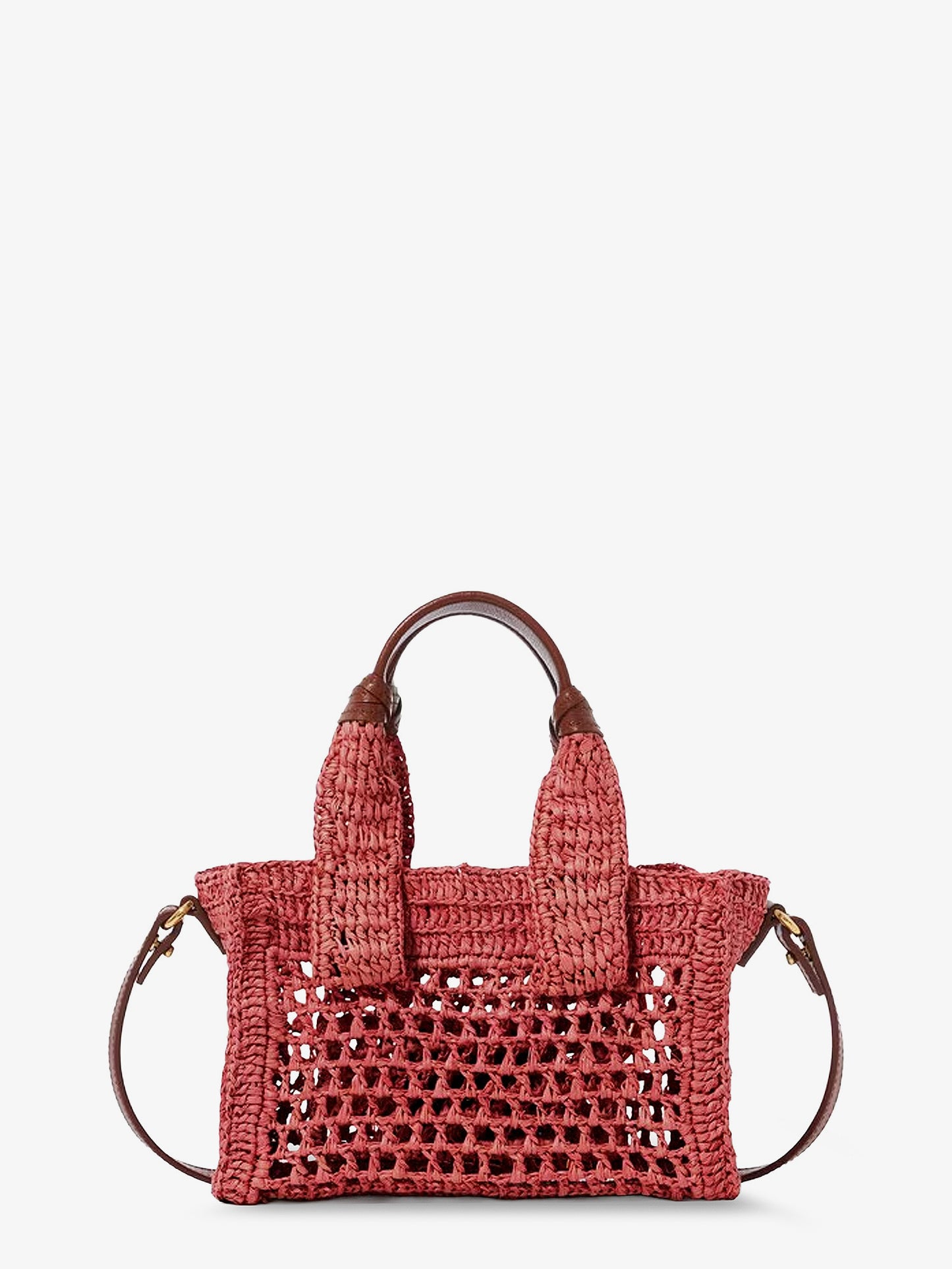Summer Banana Raffia crossbody bag