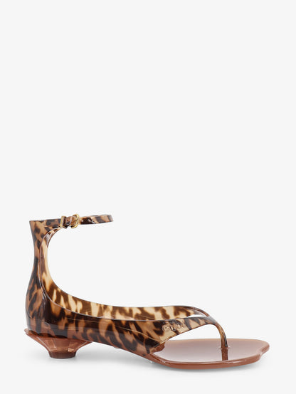Jelly TPU sandals with animal print thumbnail