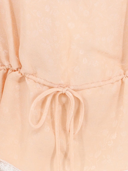 Printed silk top thumbnail