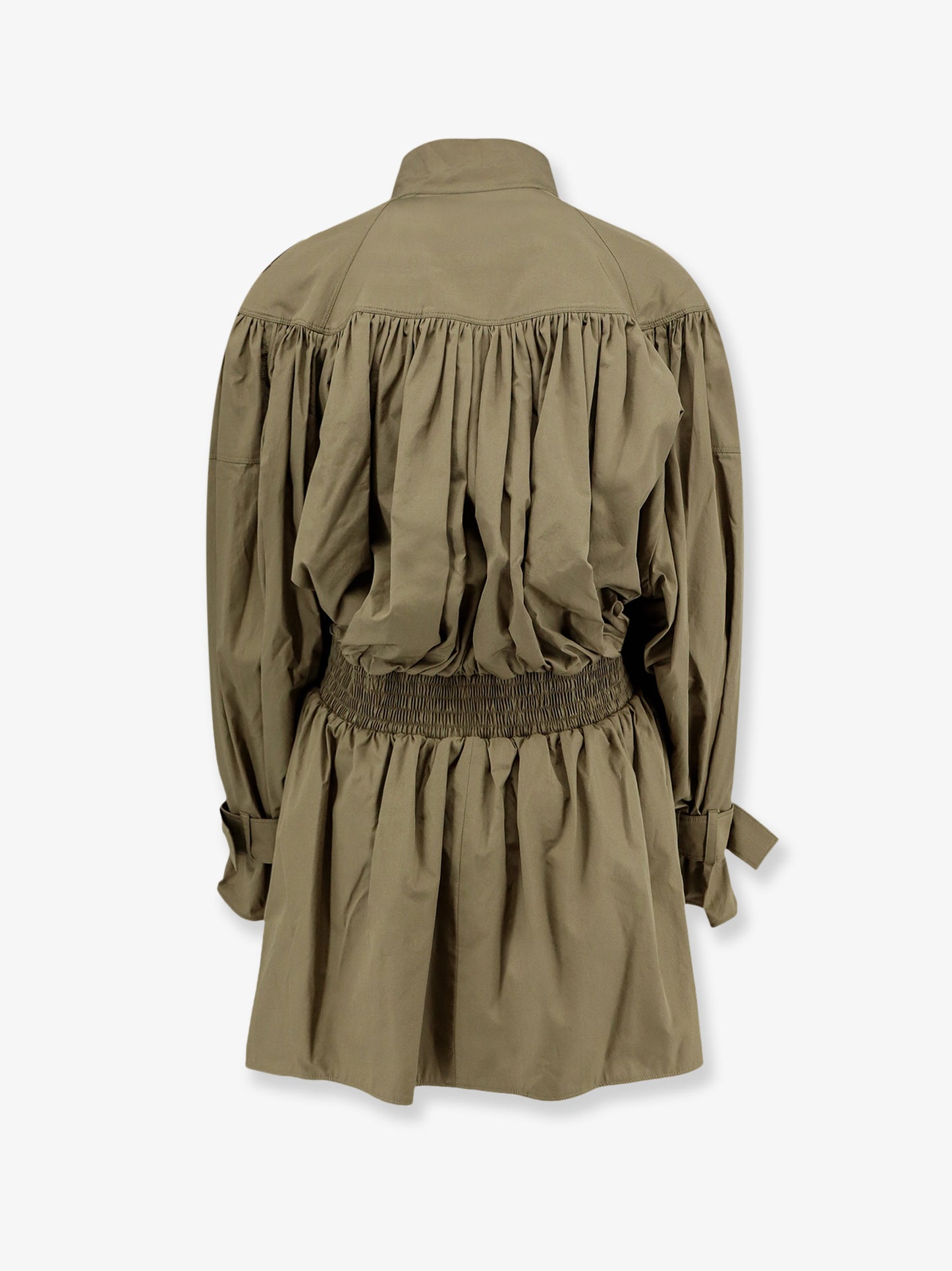 Cotton jacket with cotton flounces