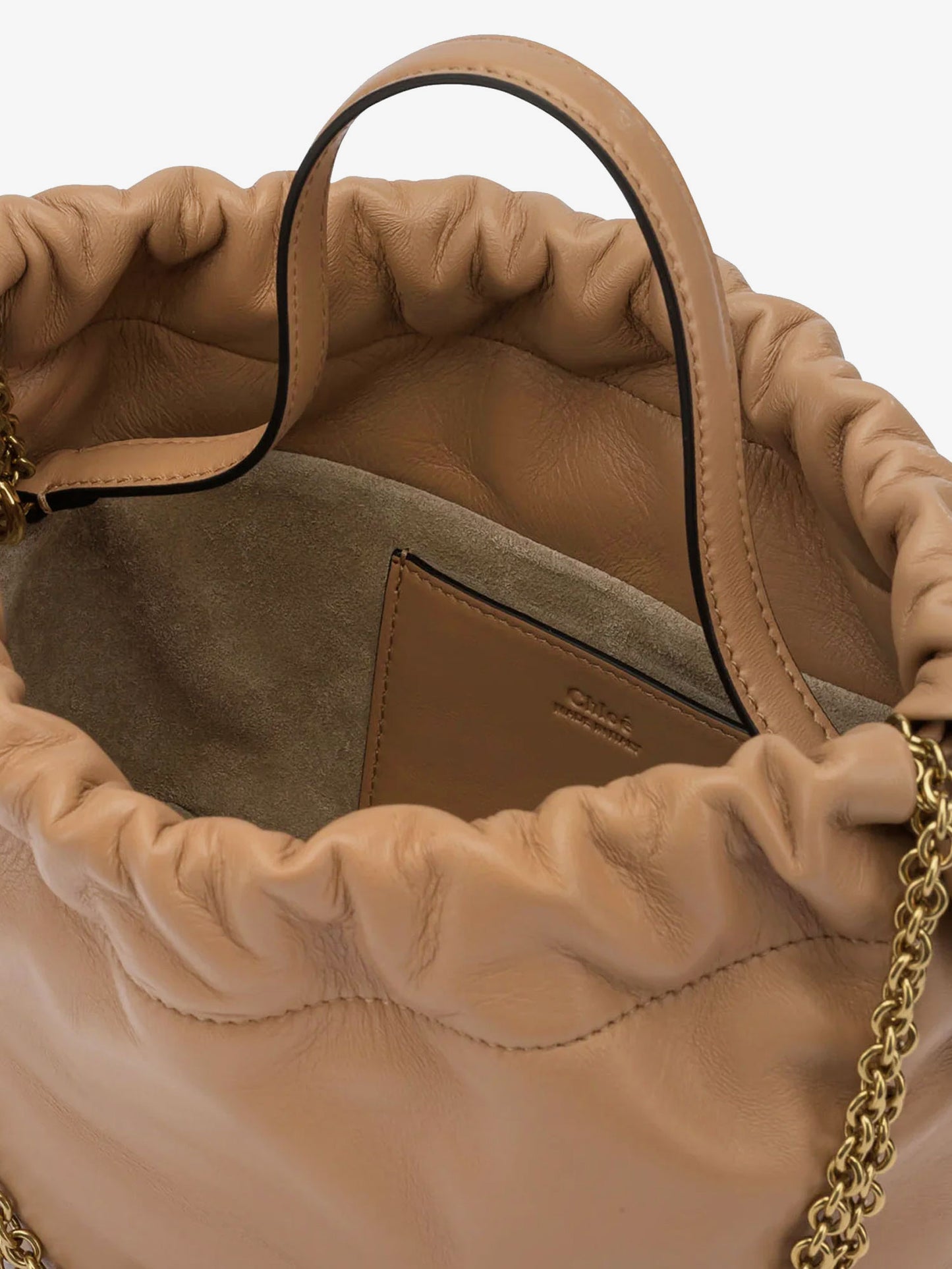 Chloé Icons leather crossbody bag with logo on the front