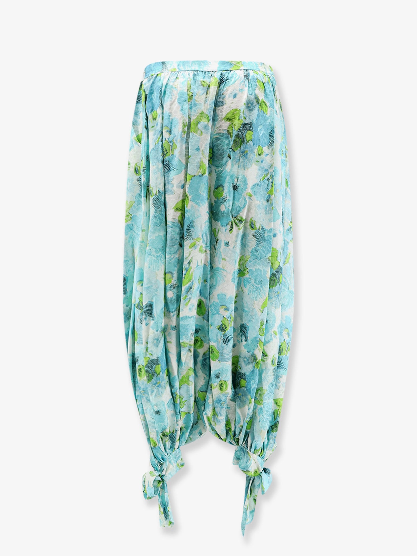 Harem multicolor silk trousers