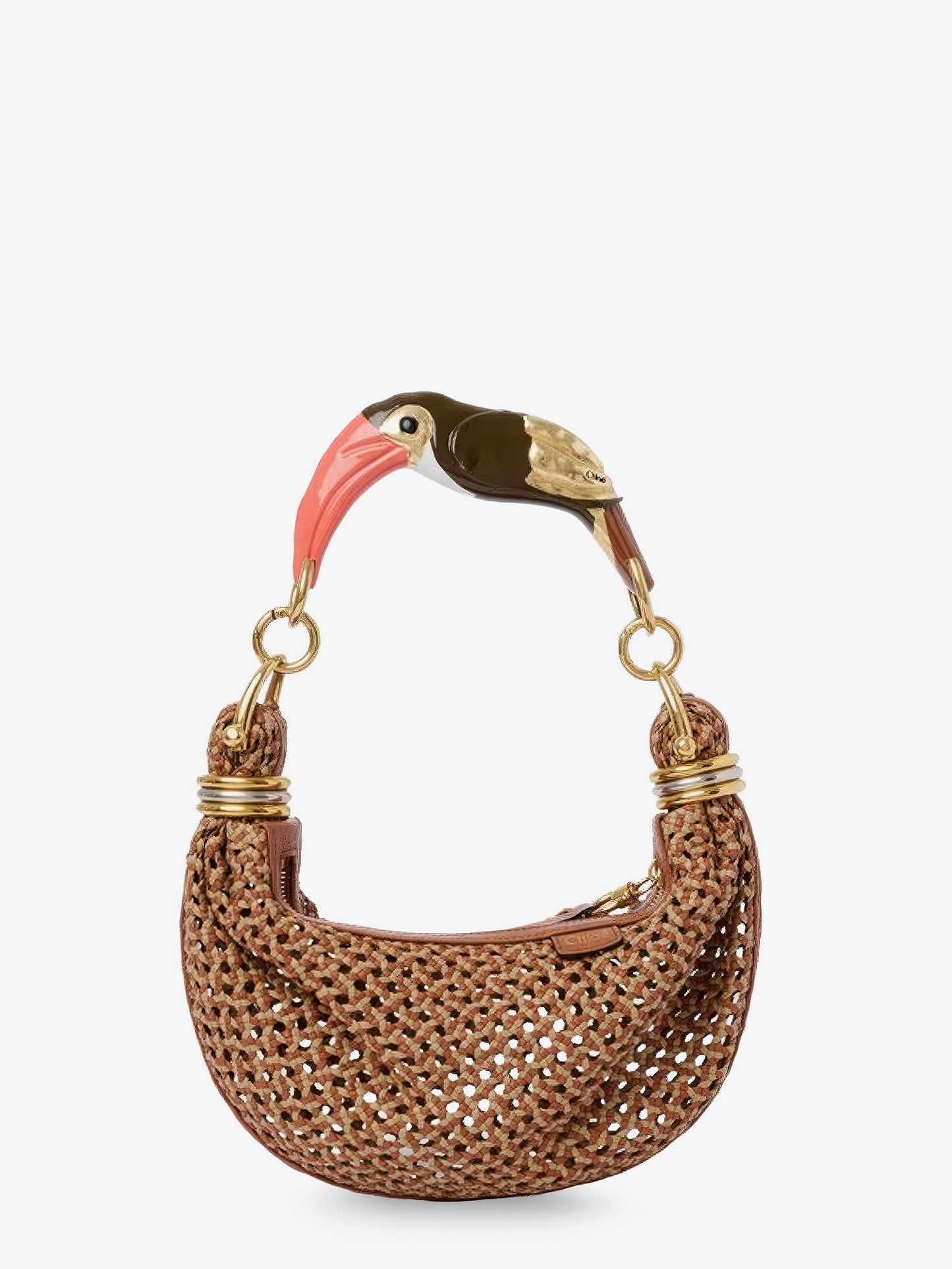 Bracelet Hobo Handbag with Toucan Handle