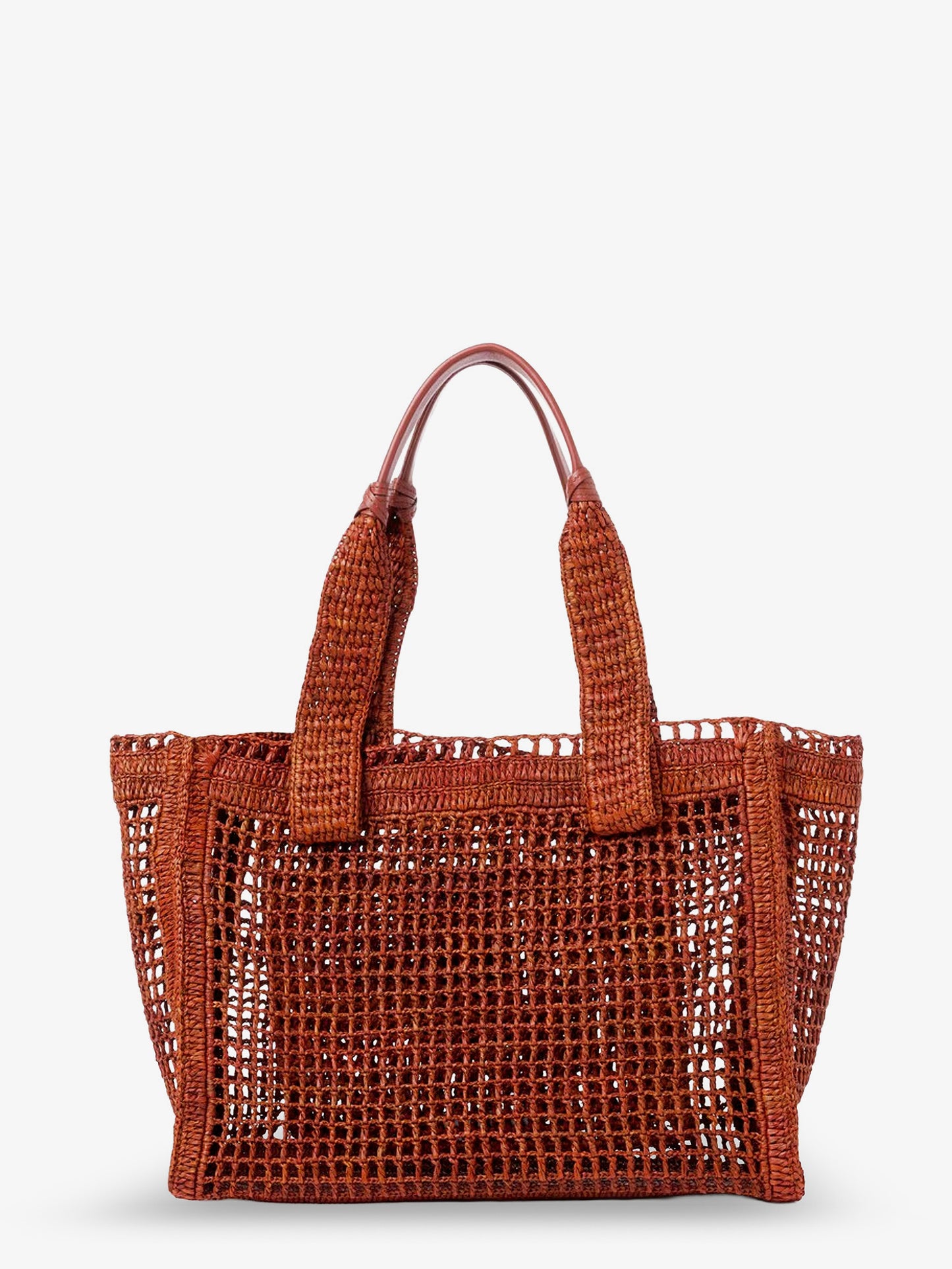 East-West Summer Banana Raffia Shoulder Bag