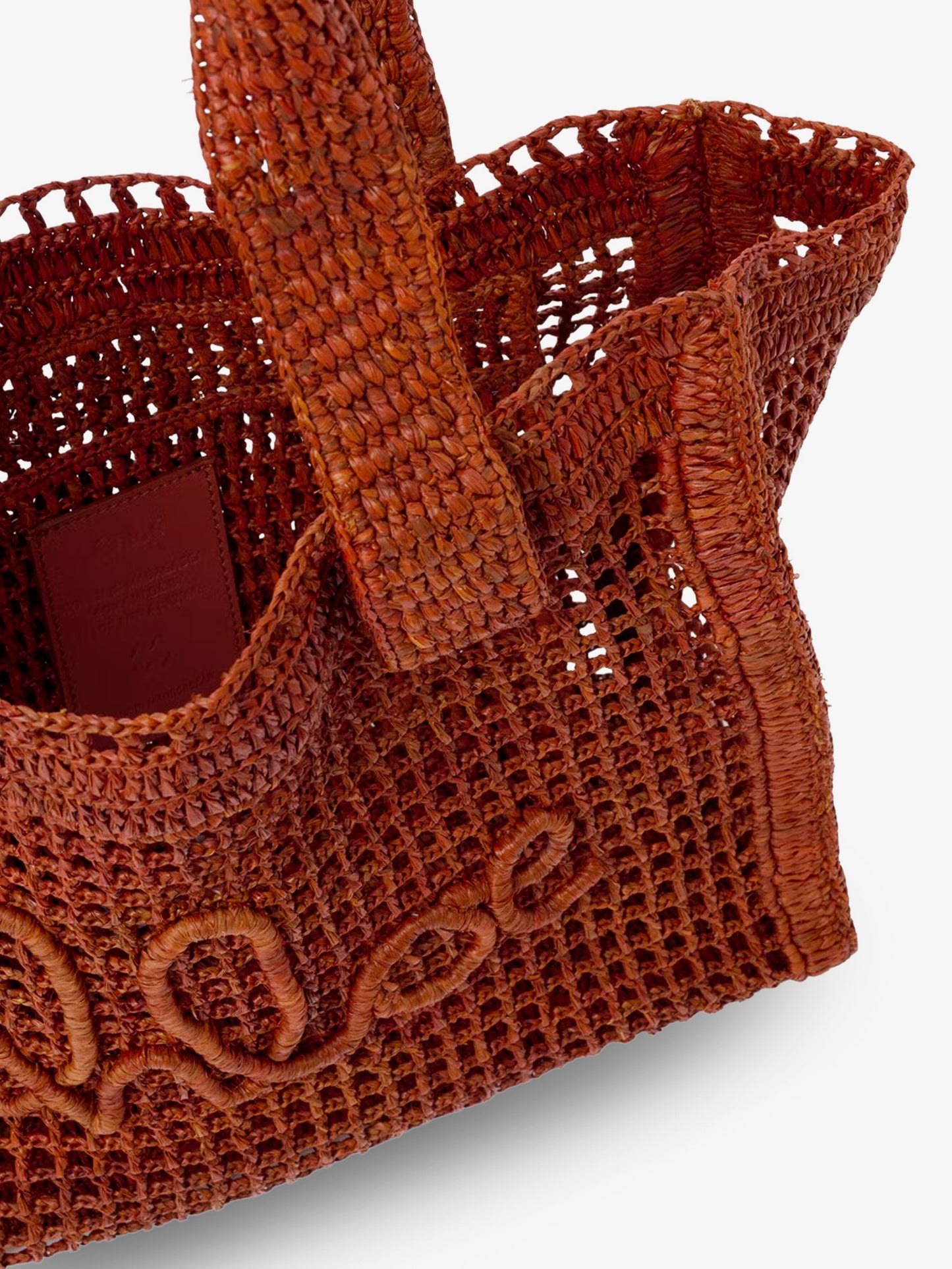 East-West Summer Banana Raffia Shoulder Bag