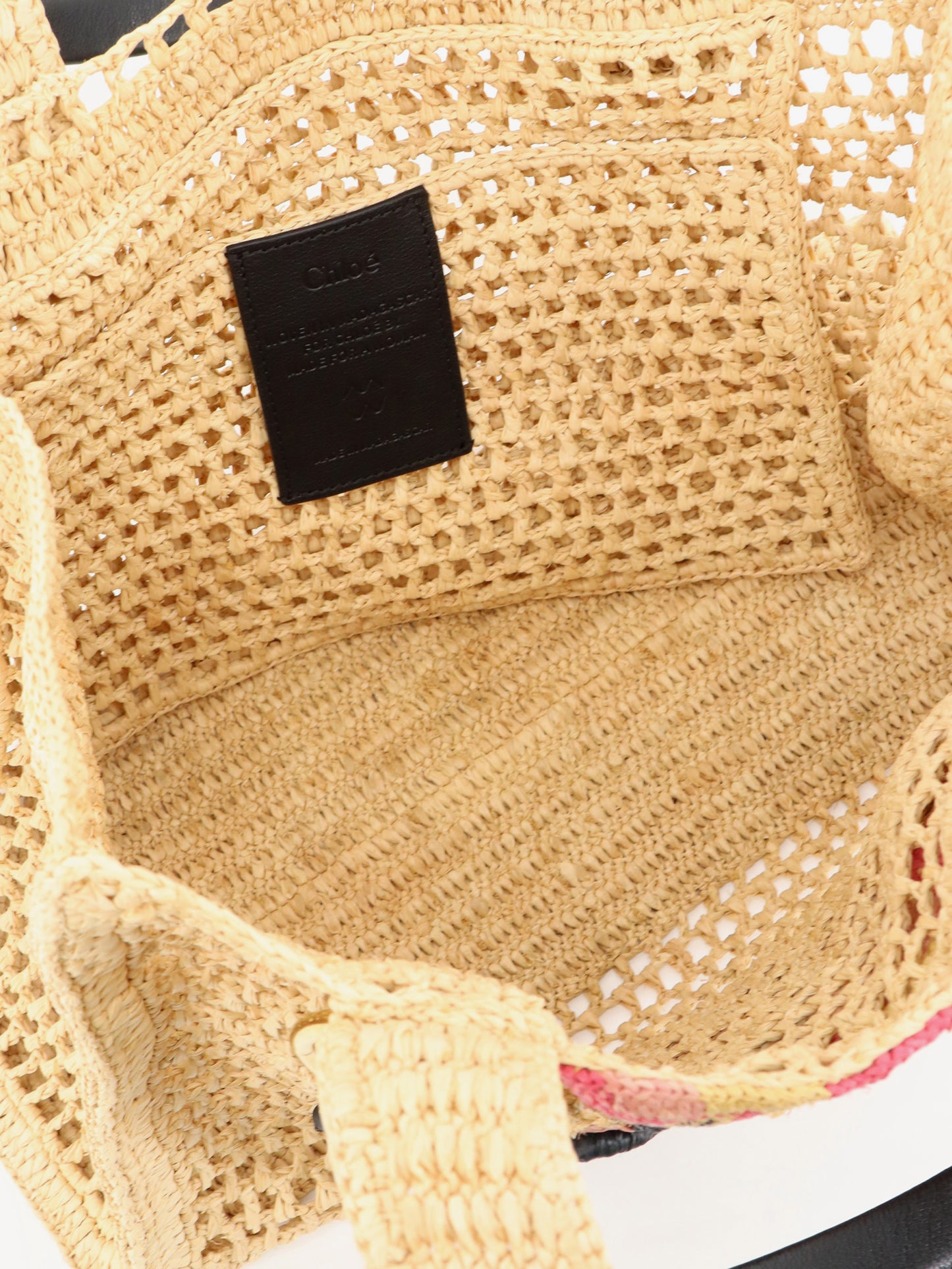 Borsa a spalla East-West Summer Banana in rafia