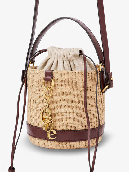 Chloé Charms natural fibers bucket bag thumbnail